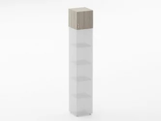 Антресоль Твин 16.13.13Пр Дуб Сантана светлый / Twin