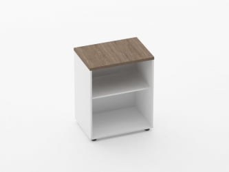 Тумба открытая Дека 9.01.06 Дуб Верцаска/Белый / Deka