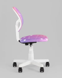 Кресло компьютерное детское ЛОЛО Старрй Нигхт пластик белый / Starry Night