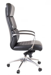 Кресло для руководителя Еверпроф Пресидент Экожа Черный / Everprof President