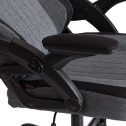 Кресло иВолф ткань, черный/серый / iWolf