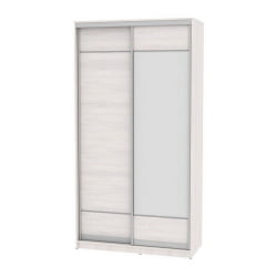 Шкаф-купе белый лдсп Б-220х120х60-3(ЯАС-Д7Д8) / B-220х120х60-3(ЯАС-D7D8)