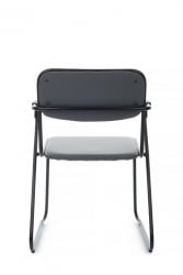 Кресло Никс Плус РCХ ОМКЛ-03Б Серый/Металл Черный / Nix Plus RCH OMKL-03B