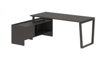 Стол с тумбой ЕДИС ЕВCТ 19814 Мокко / EDIS EVCT