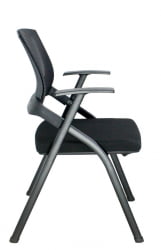 Кресло для посетителей Еверпроф ЕП-100 Сетка Черный / Everprof EP-100