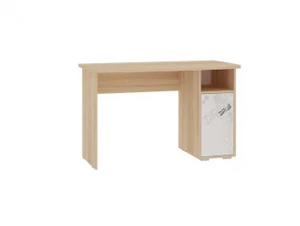 Стол Энерджи МДЕ-05 Дуб сонома Белый / MDE-05