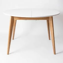 Стол обеденный Орион Плус 100кс100 Эмаль белая / Plus 100x100