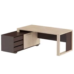 Стол руководителя АCТ 1916 Л Дуб Девон / ACT L