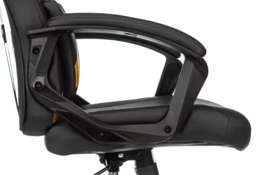 Геймерское кресло Бюрократ ЗОМБИЕ ДРИВЕР Черный-желтый / ZOMBIE DRIVER