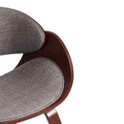 Стул ЛАНДО (мод.8036) дерево / ткань, 59х53х75 см, орех/серый, Аимкаса 28 / LANDO (mod.8036) Aimcasa
