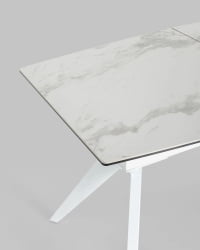 Стол обеденный Аркада раскладной 160-210кс90 Керамика светлая / 160-210x90