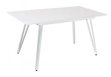 Стол раскладной Диего 140-180 Белый