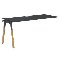 Рабочая станция Форта ФИСТ 1567 Черный графит Дуб Гамильтон / Forta FIST