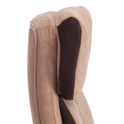 Кресло руководителя Дуке метал БЛ ткань, светло-коричневый, КУБ 03/ТВ-24 / Duke metal BL KUB 03/TW-24