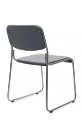 Кресло Никс РCХ ОМКЛ-01 Серый/Металл окрашенный Хром / Nix RCH OMKL-01