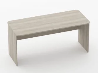 Стол прямой Глассй 1.10.16 Дуб сантана светлый / Glassy