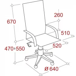Кресло руководителя ЕЧаир-632 ТР 470978 Коричневое / EChair-632 TR
