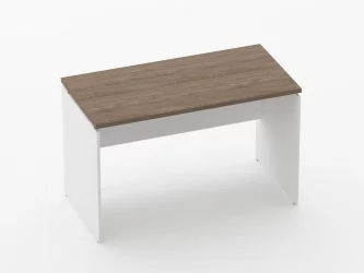 Стол прямой Дека ЛДСП каркас 75.06.12 Дуб Верцаска/Белый / Deka