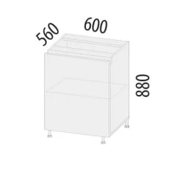 Напольный шкаф (лев/прав) Дакота 103.43