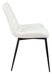 Стул для кухни Бюрократ КФ-6 Молочный Велвет 20 / KF-6 Velvet