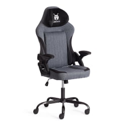 Кресло иВолф ткань, черный/серый / iWolf