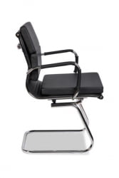 Кресло для посетителей Коллеге CЛГ-630 ЛКСХ-C Блаcк / College CLG-630 LXH-C Black