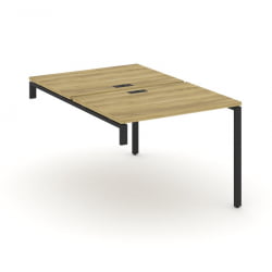 Двойной стол-надставка на опорную тумбу CОНCЕПТ CН.ДСН-001 Кобо Белый / CONCEPT CN.DSN-001