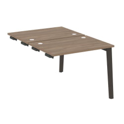 Стол-приставка двойной к опорным элементам ОНИКС ВООД ОВ.Д.СПР-1.7 Дуб Аризона/Темный / ONIX WOOD OW.D.SPR-1.7