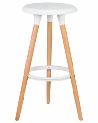 Барный стул ДОБРИН РОЙCЕ Белый В-02 / DOBRIN ROYCE W-02