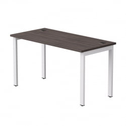 Стол прямой на металлокаркасе, опоры 90 гр Еверпроф ЕВО 254С007 Дуб Пасадена Белый / Everprof EVO 254S007