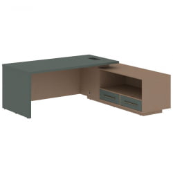 Стол руководителя правый ВЕЛИОН ВCТ 2119 Р Нефрит Кобра / VELION VCT R