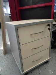 Тумба подкатная ИМАГО ТМ-3.А Клен Металлик / IMAGO