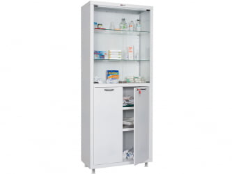 Шкаф медицинский ХИЛФЕ МД 2 1670/СГ / HILFE 1670/SG