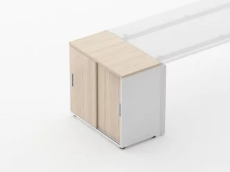 Тумба-купе Дека 9.02.08 Туя/Белый / Deka