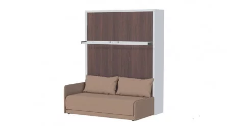 Кровать-трансформер Малевич К 1600 Белый Дуб Сантана Либерти 5