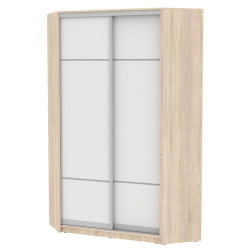 Шкаф-купе ЙА-230х1250-2(ДСС-Белый-Д4Д4) / YA-230х1250-2(ДСС-Белый-D4D4)