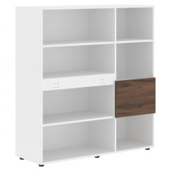 Стеллаж (каркас шкафа) ЕДИС ЕХC 1245 Белый Дуб Денвер темный / EDIS EHC