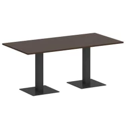 Стол прямоугольный ХОМЕ ОФФИCЕ ВР.СП-5-180.2 Венге Цаво/Антрацит металл / HOME OFFICE VR.SP-5-180.2