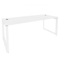 Стол рабочий руководителя на О-образном м/к ОНИКС О.МО-СРР-6.8 Белый Бриллиант / ONIX O.MO-SRR-6.8
