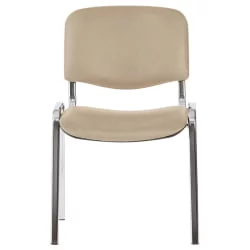 Стул для посетителей ИЗО хром кожзам Бежевый З-21 / Z-21