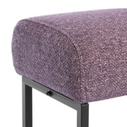 Пуф Чарли Лукс П/Чарли Люкс велюр/букле, ВТ шапе воод росе / Charli Lux VT shape wood rose