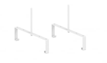 Держатель кабель-канала широкого и экранов (2 шт.) Сигма МК.ДКЭ.002.ВХ Белый / Sigma МК.ДКЭ.002.WH