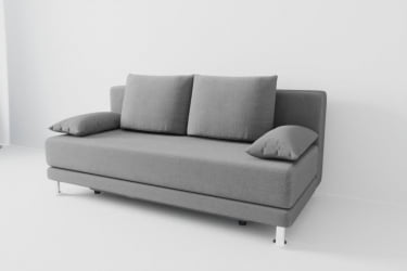 Диван Стандарт (Берхоусе) Цвет фасада: Грей; Тип: Прямой; Материал фасада: Рогожка / (Berhouse)