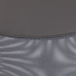 Кресло ПРАCТИC (мп) флок/кож/зам , серый/металлик, 29/В-12/36 / PRACTIC 29/W-12/36