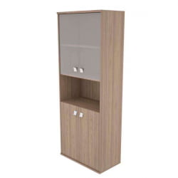 Шкаф высокий широкий СТЙЛЕ Л.СТ-1.4 Вяз Благородный / STYLE