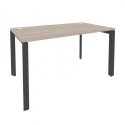 Стол рабочий на П-образном м/к ОНИКС О.МП-СП-3.8 Дуб Аттик/Антрацит / ONIX O.MP-SP-3.8