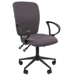 Офисное кресло CХАИРМАН 9801 Черный пластик (Блаcк) Серый / CHAIRMAN (Black)