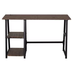 Письменный стол с полками БРАБИКС ЛОФТ CД-006 Мореный дуб / BRABIX LOFT CD-006