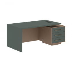 Стол руководителя правый ВЕЛИОН ВCТ 1890 Р Нефрит Кобра / VELION VCT R