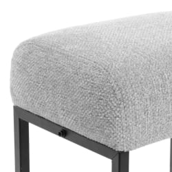 Пуф Чарли Лукс/Чарли Люкс П велюр/букле, ВТ шапе силвер / Charli Lux/Чарли VT shape silver